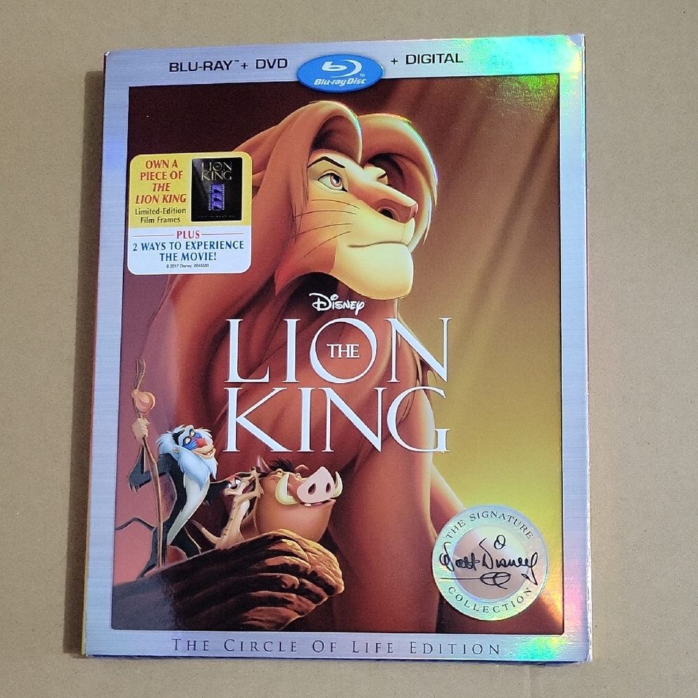 The Lion King Blu-ray DVD Digital Set